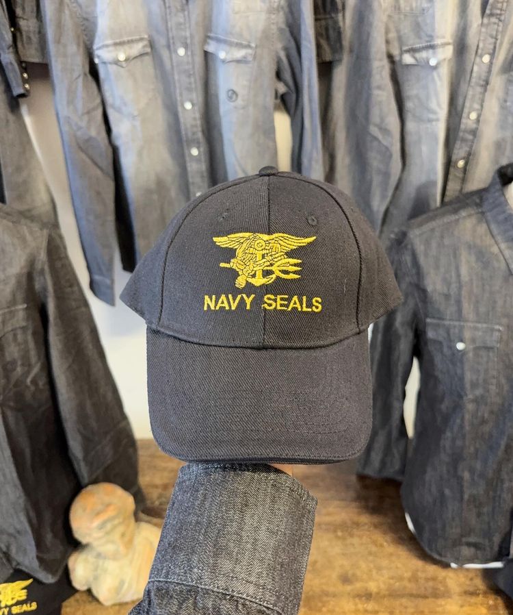 Other black cap with yellow Navy SEALS embroidery product image