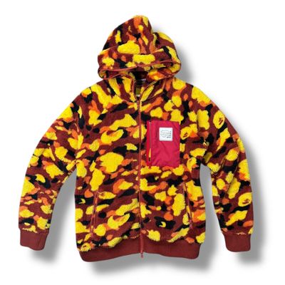 A BATHING APE full zip Hoodie, fury Multi, Medium