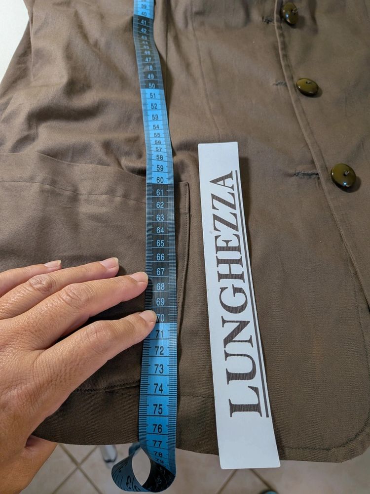 Completo Donna Vintage Marrone - Giacca e Gonna a Pieghe image 7