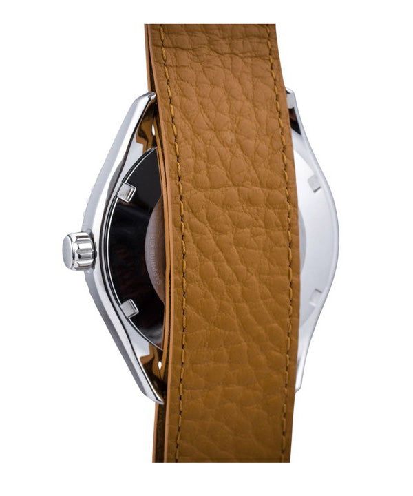 Orient Sports Leather Strap Apricot Dial Automatic Diver's RA-AC0Q05P10B RA-AC0Q05P30B 200M Men's Watch 6