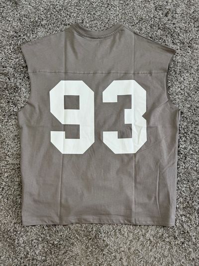 Sleeveless Top With Number 93 Print