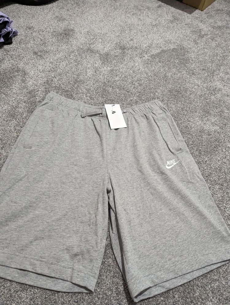 Nike men's grey standard fit at knee length large  image 2