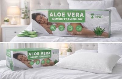 Aloe Vera Memory Foam Pillow