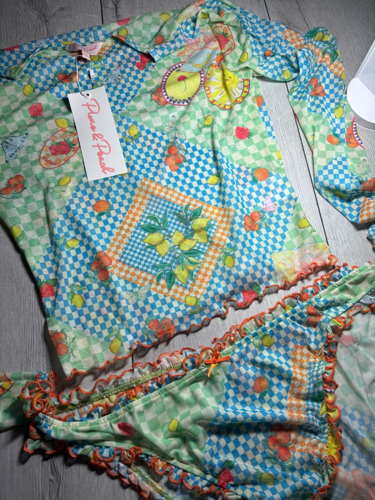 Other Pixie & Peach Long Sleeve Top And Bikini Bottom Set product image