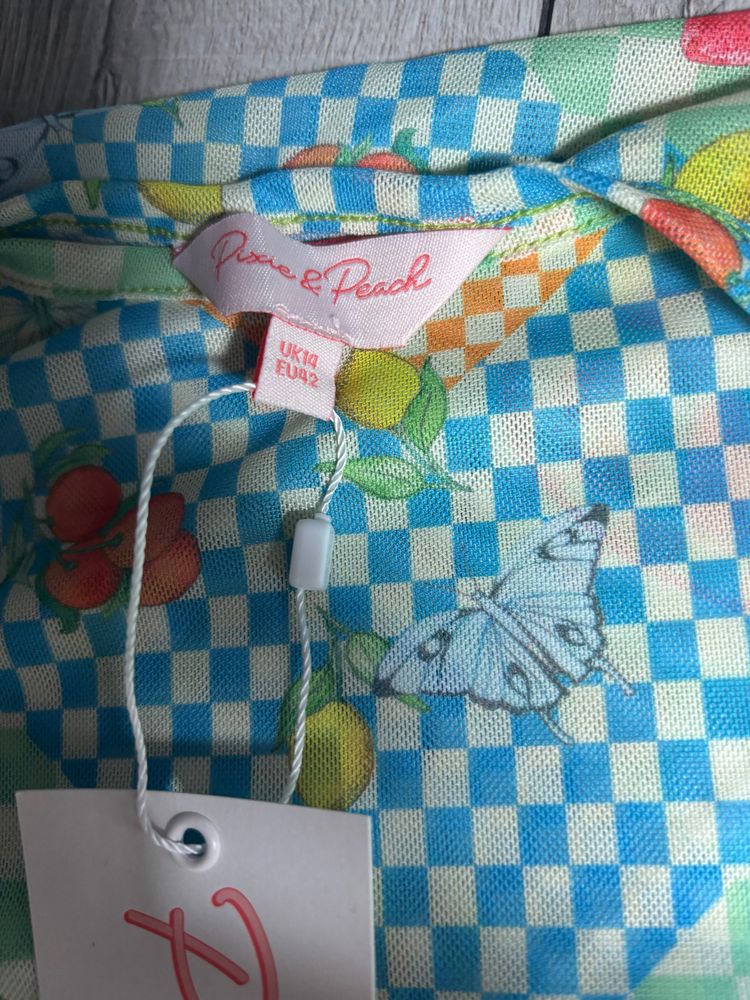 Pixie & Peach Long Sleeve Top And Bikini Bottom Set 4
