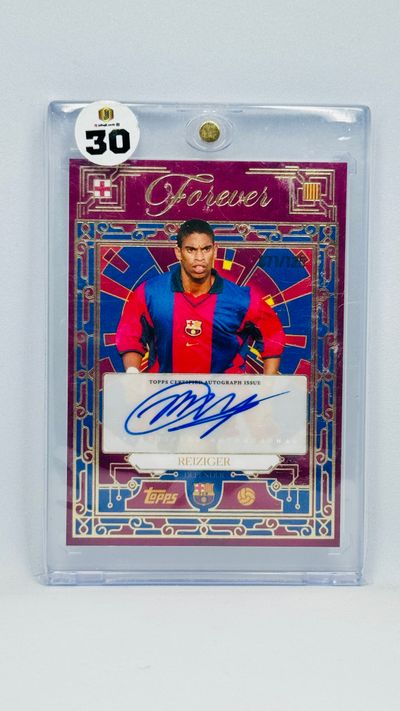 AUTO /125 - Michael Reiziger - Barcelona - Purple - Topps Forever FCB