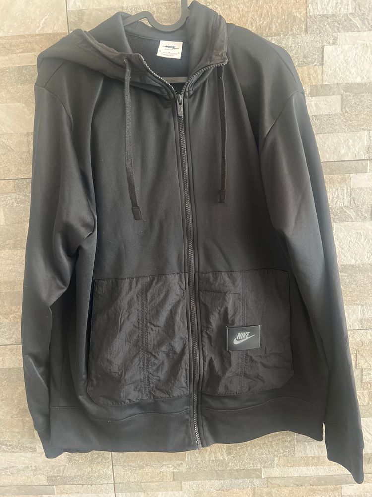 Nike Black Zip-Up Hoodie