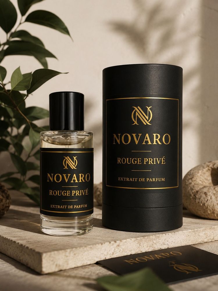 NOVARO Rouge Privé Extrait De Parfum – Luxury Unisex Fragrance 50ml