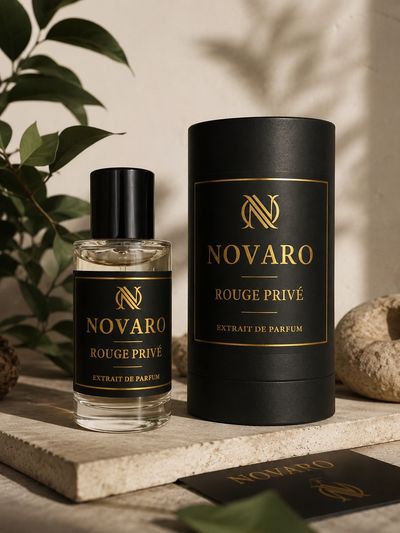 NOVARO Rouge Privé Extrait De Parfum – Luxury Unisex Fragrance 50ml