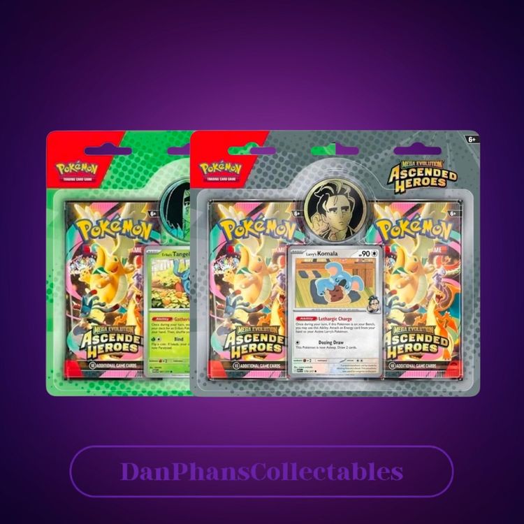 Pokémon 2x Pokémon Trading Card Game Ascended Heroes 2 Pack Blister product image