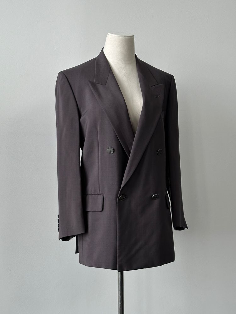 Christian Dior Monsieur 1980s Bespoke Button Double Breasted Blazer - M imagen 4