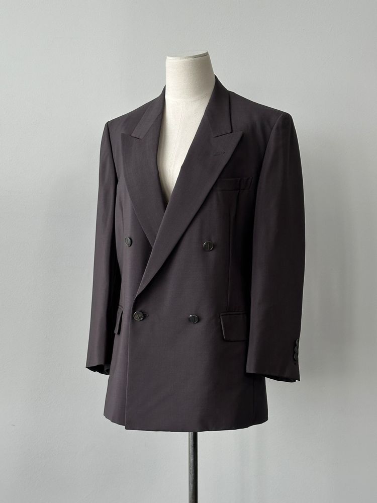 Christian Dior Monsieur 1980s Bespoke Button Double Breasted Blazer - M imagen 1