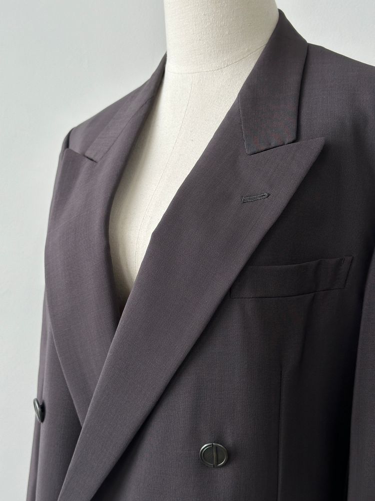 Christian Dior Monsieur 1980s Bespoke Button Double Breasted Blazer - M imagen 6