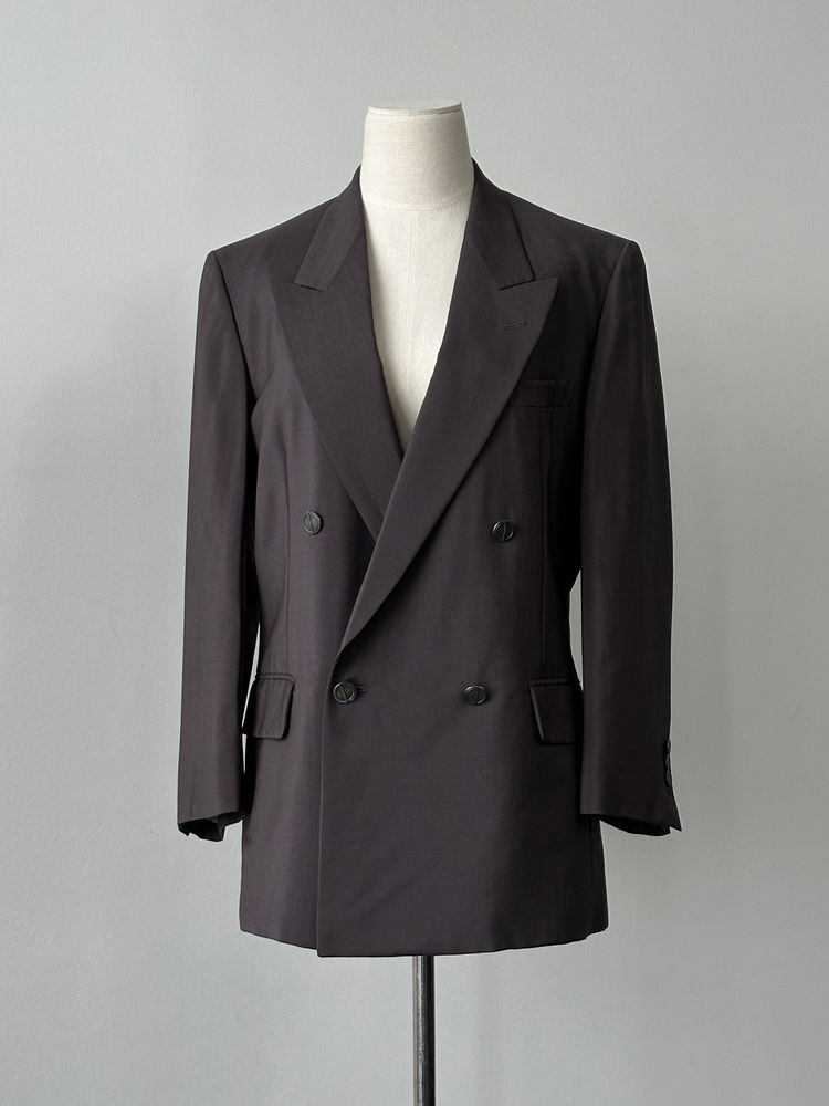 Christian Dior Monsieur 1980s Bespoke Button Double Breasted Blazer - M imagen 7