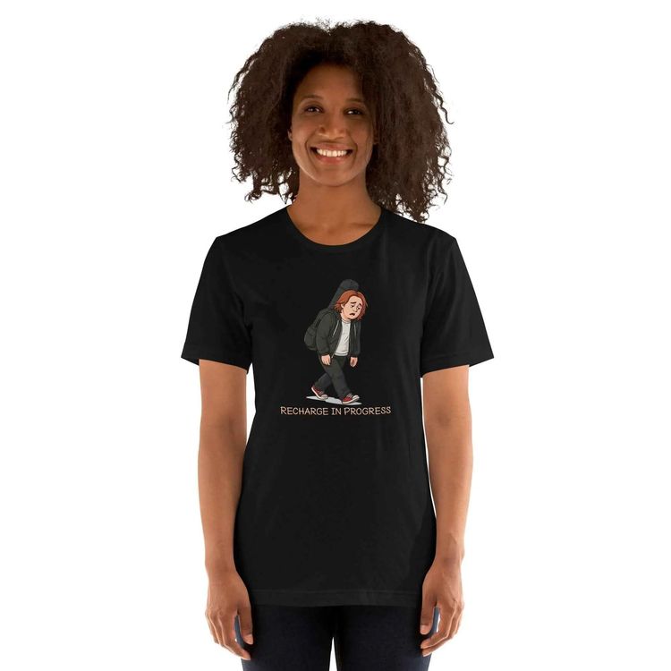 Lewis Capaldi Recharge In Progress Funny Graphic Comfort Tee Shirt 3