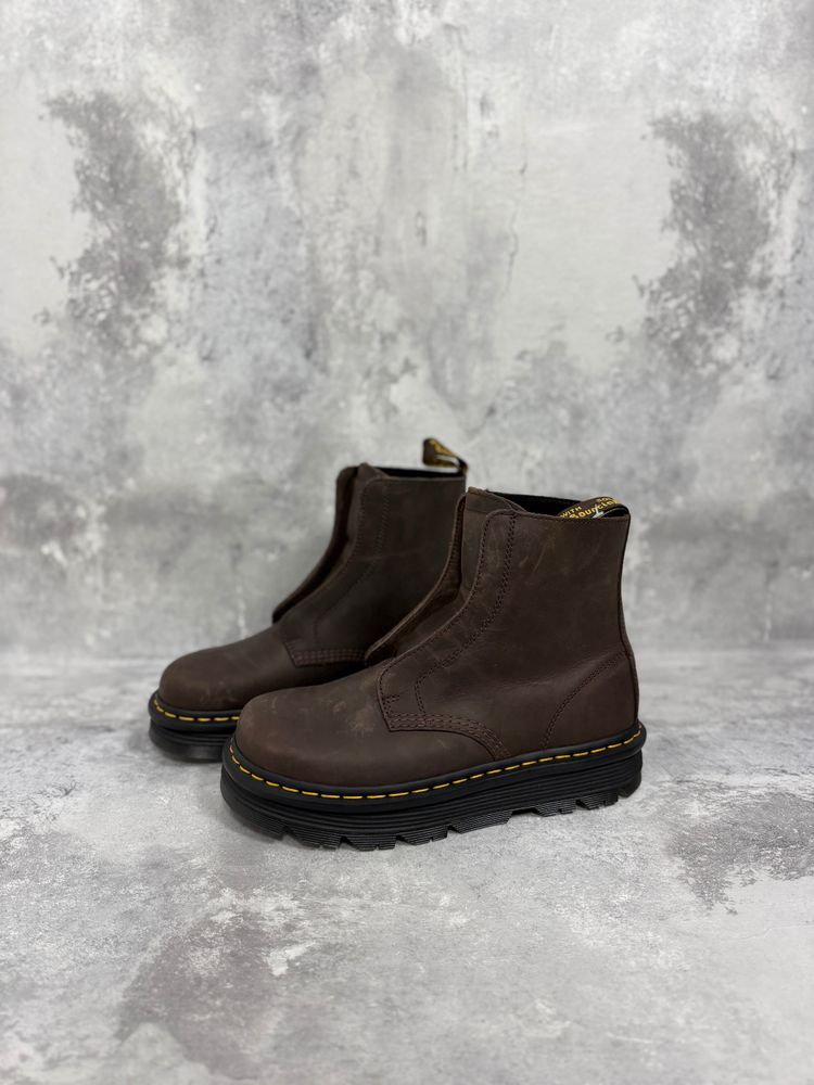 Nowe Buty Dr Martens Brown Leather Ankle Boots