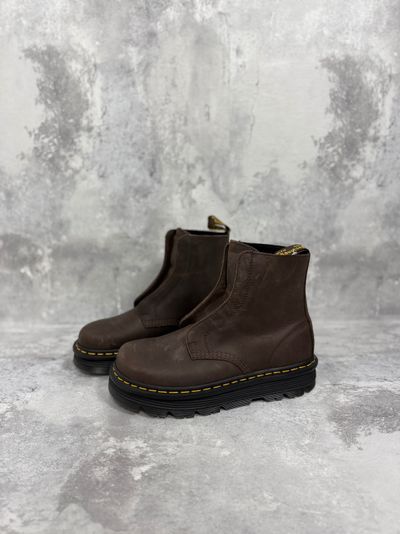 Nowe Buty Dr Martens Brown Leather Ankle Boots
