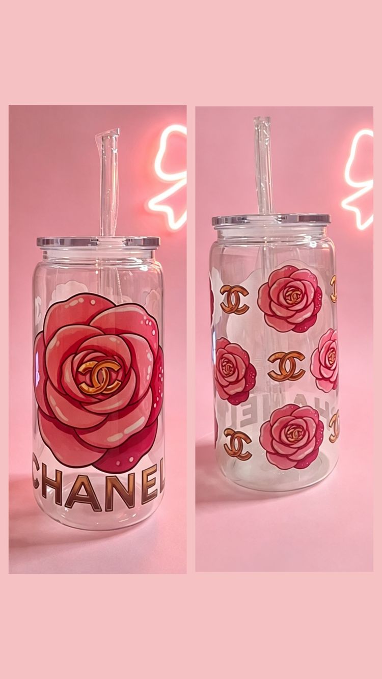 Chanel Chanel Clear Tumbler With Straw product image