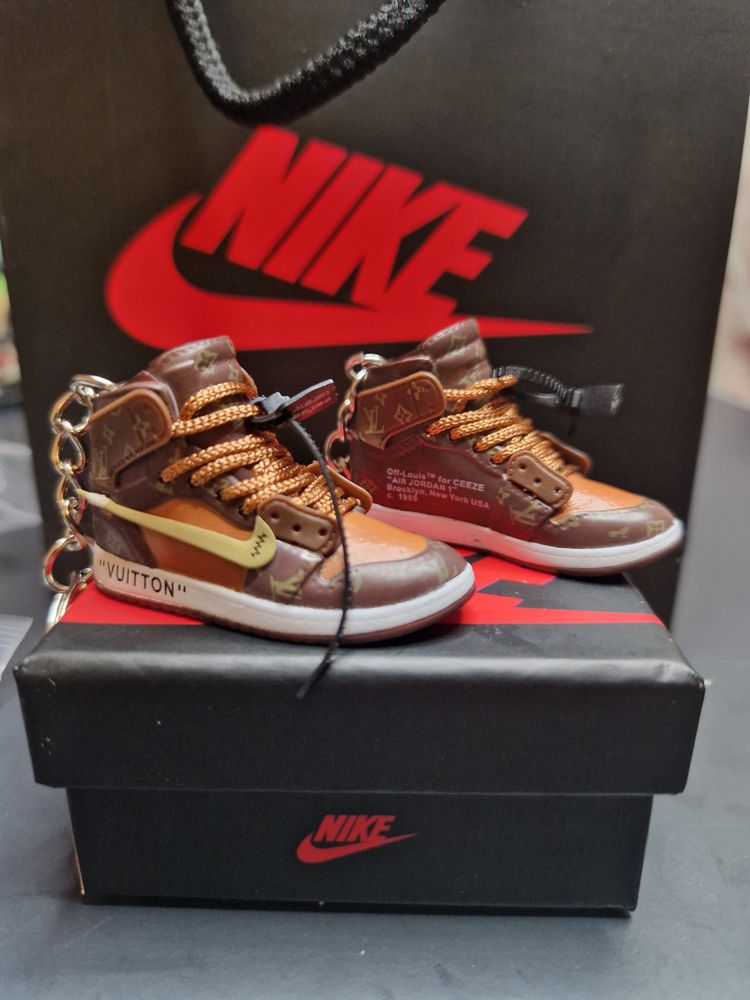 Nike X Louis Vuitton Collaboration Sneaker Keychains