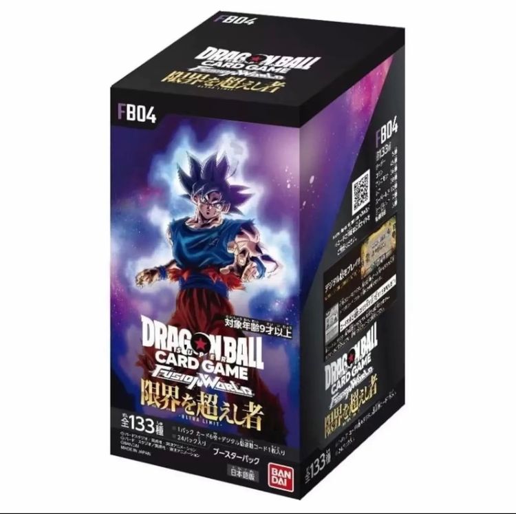 Bandai Dragon Ball Fusion Word FB04 - Box Giapponese Esclusivo con 24 Buste di Carte Collezionabili e Personaggi Iconici per TCG