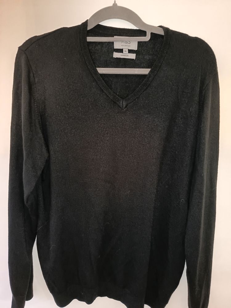 M&S Collection Black V-Neck Sweater