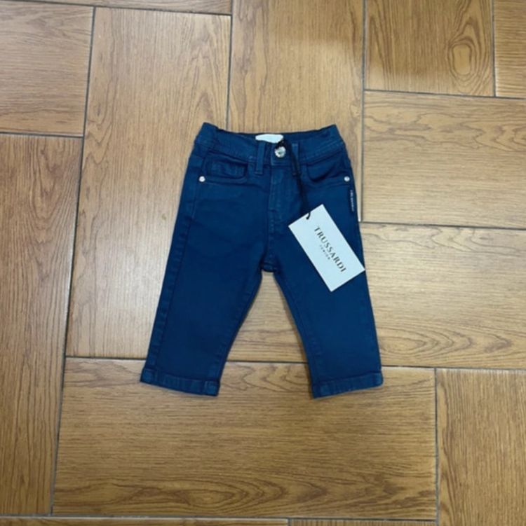 Trussardi Pantalone neonato 9 mesi Trussardi Kids Blue Pants product image