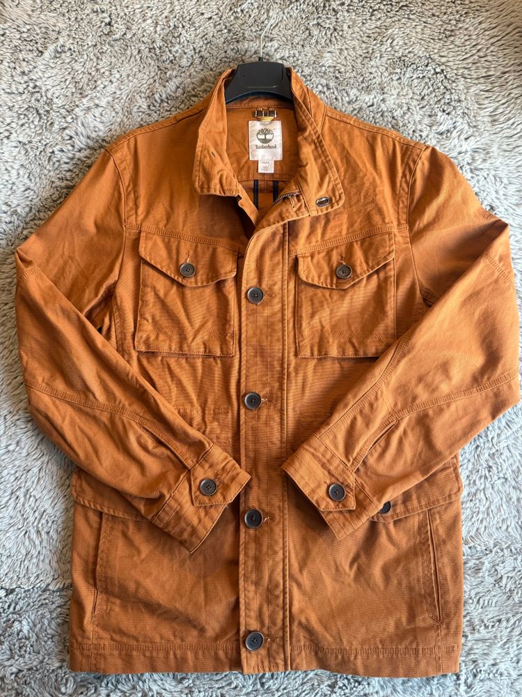 Orange Button-Up Jacket
