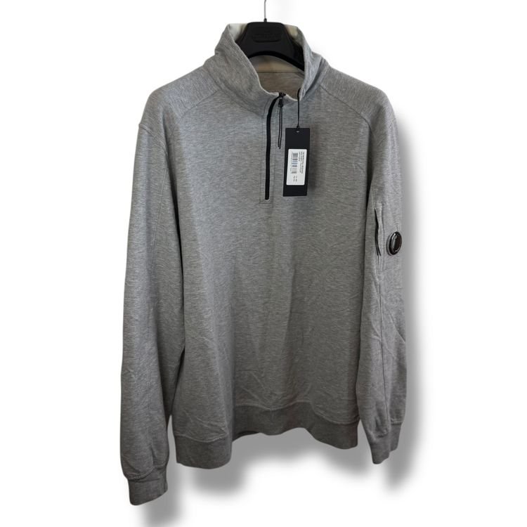 CP Company Grey Quarter-Zip Sweatshirt