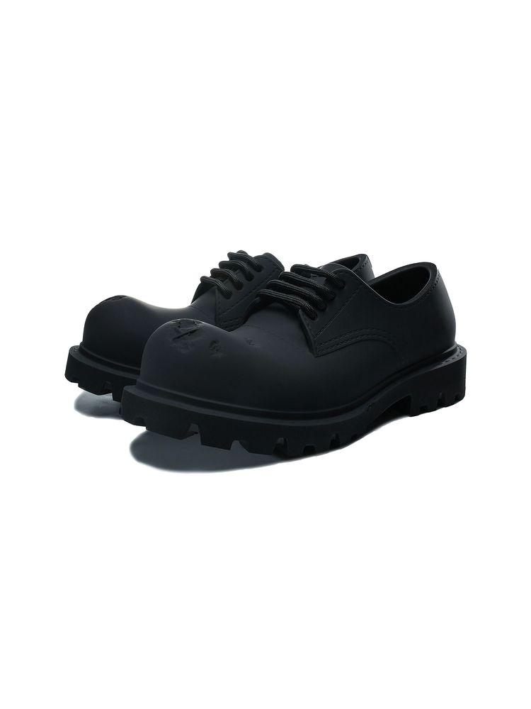 Black Lace-Up Shoes image 1