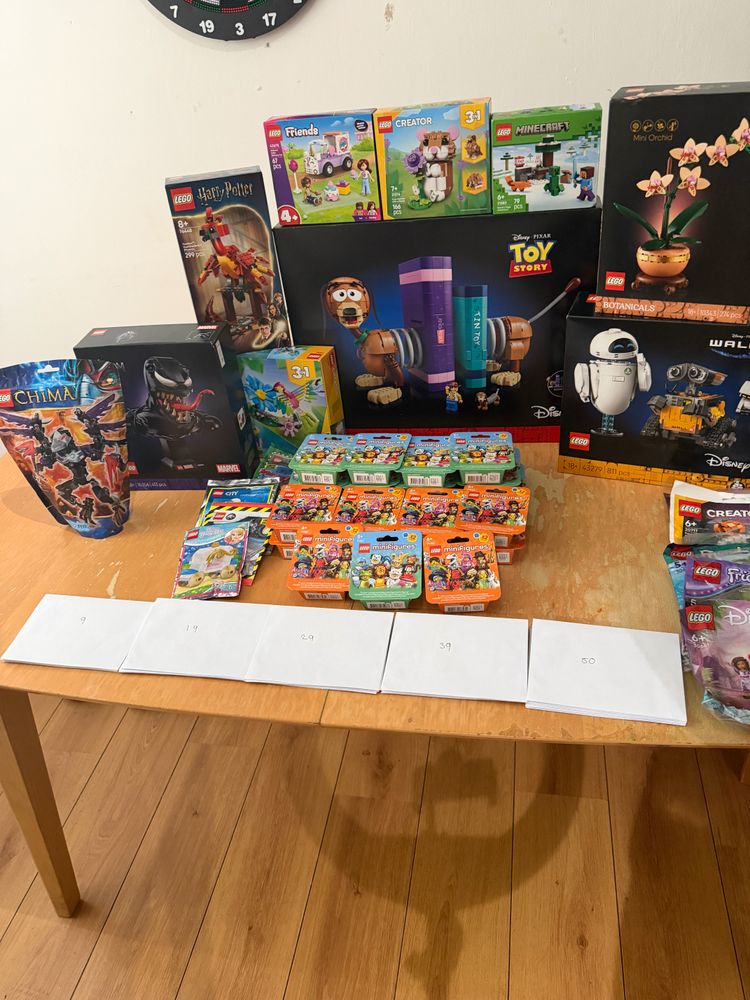Lego set pick a number 