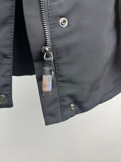 Trussardi Jeans black jacket with detachable sleeves 8