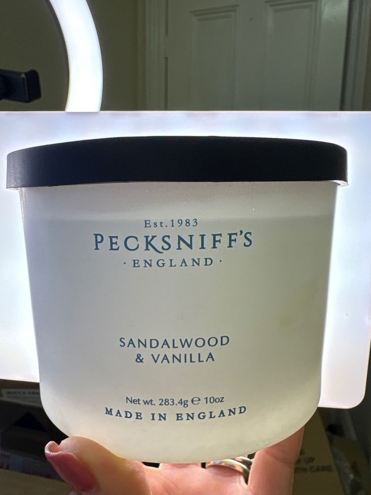 Pecksniff'S 3 wick Sandalwood & Vanilla Candle 