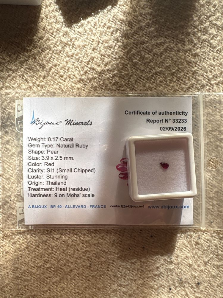 Natural Ruby Gemstone image 1