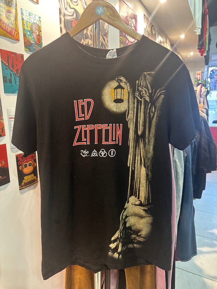 Black Led Zeppelin Graphic T-Shirt