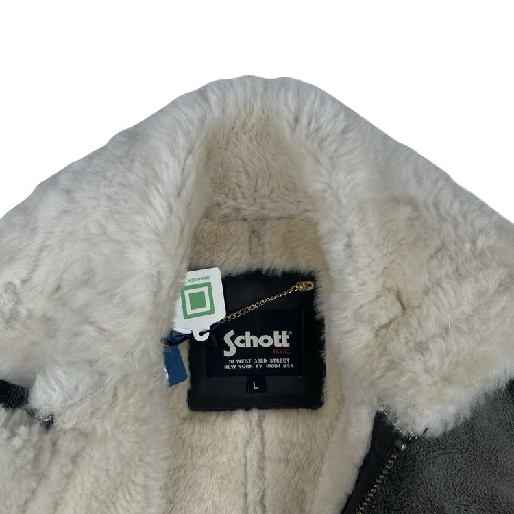 Schott Suede Sherling Lined Thick Jacket - Large 2