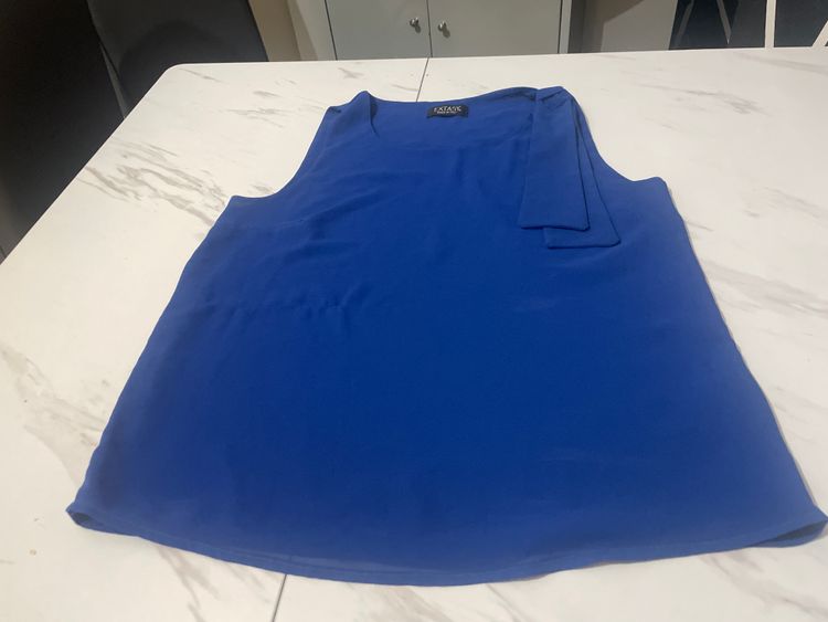 Blue Sleeveless Top image 3