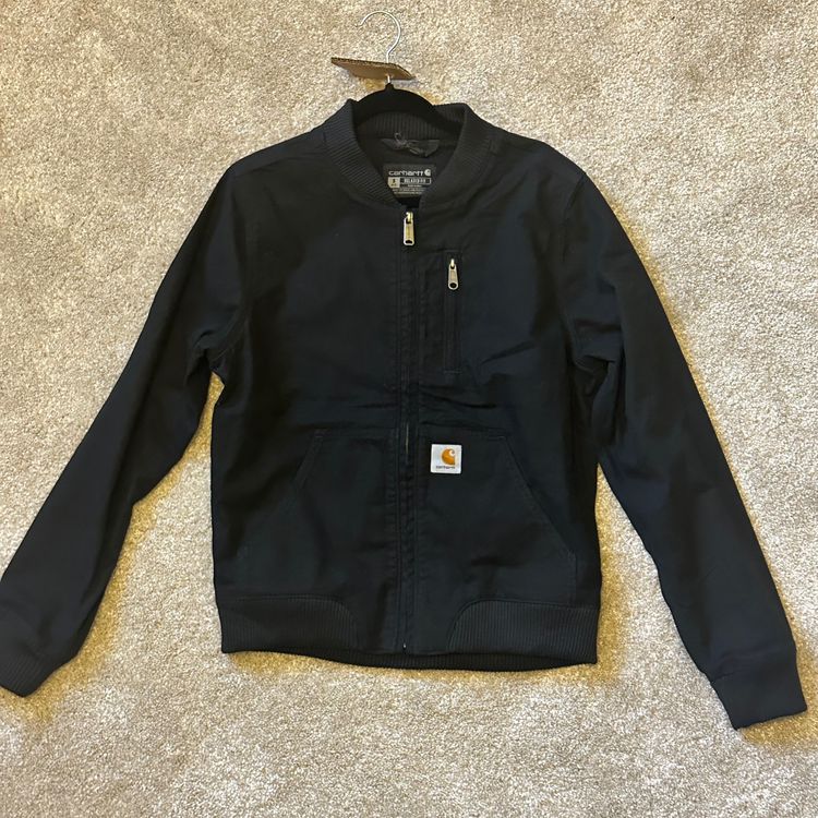Carhartt Black Zip-Up BomberJacket