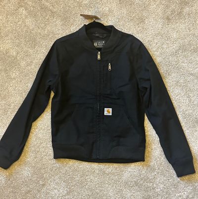 Carhartt Black Zip-Up BomberJacket