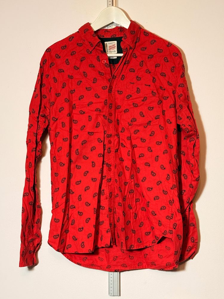 Other Valient Clothing Red Patterned Long Sleeve Shirt product image
