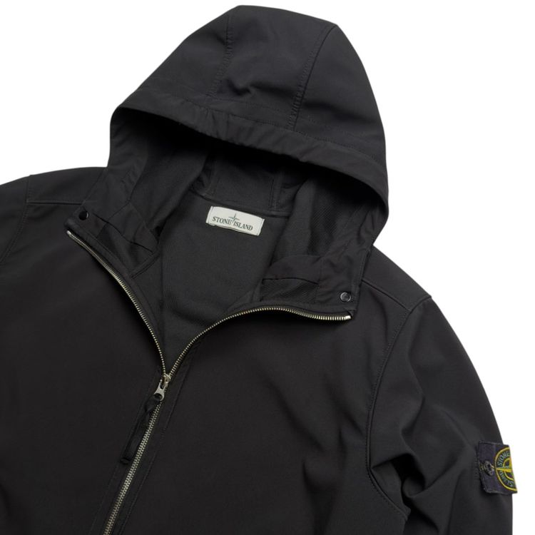 S/S 18 Stone Island Light Soft Shell R Jacket - Black 9