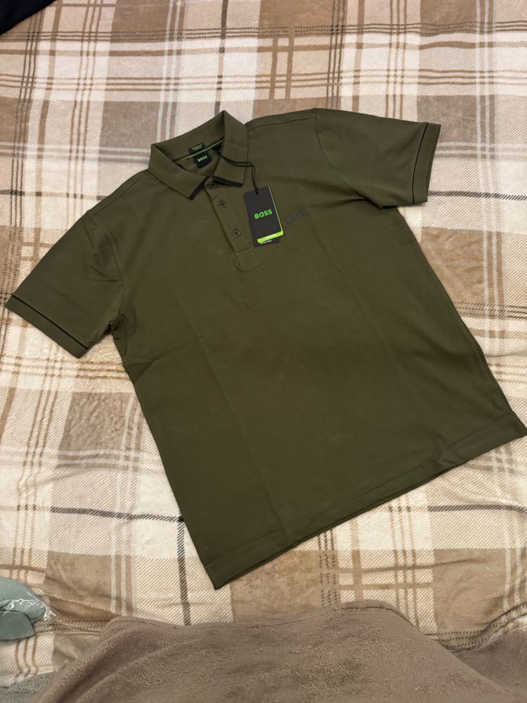 Boss Olive Green Polo Shirt
