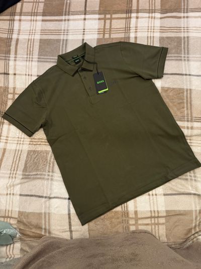 Boss Olive Green Polo Shirt