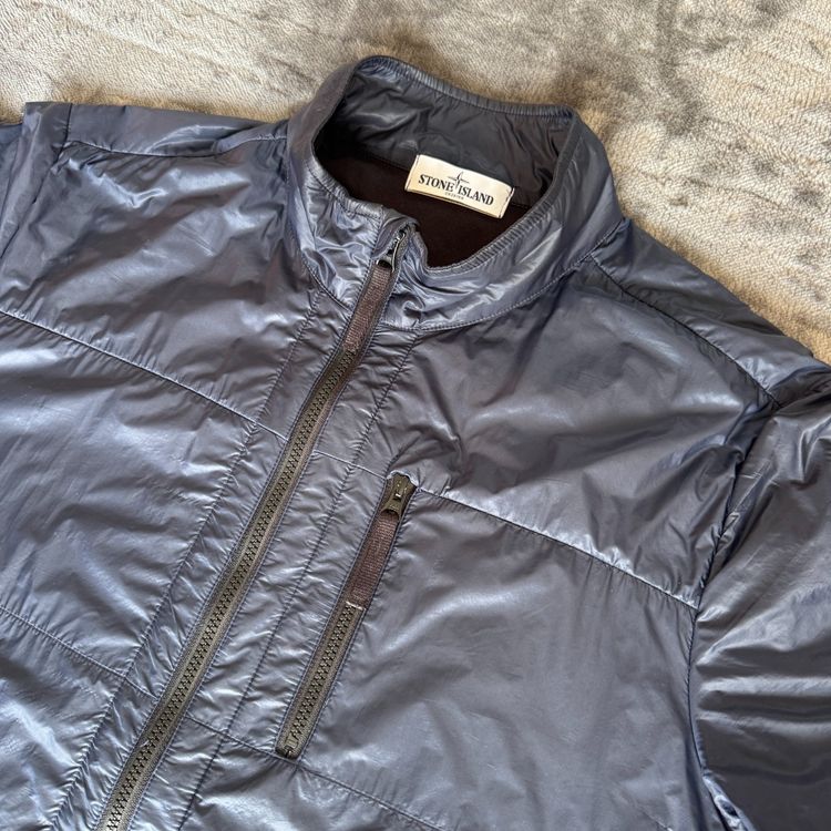 Stone Island Navy Micro Rip Stop 7 Den Quilted Jacket - XXL image 2
