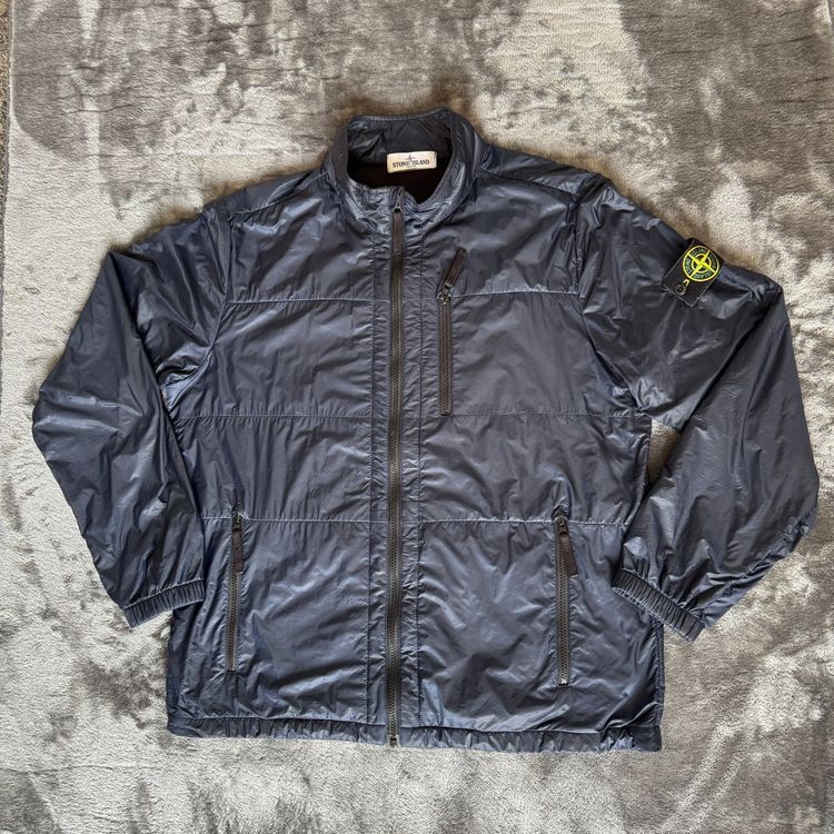 Stone Island Navy Micro Rip Stop 7 Den Quilted Jacket - XXL image 1