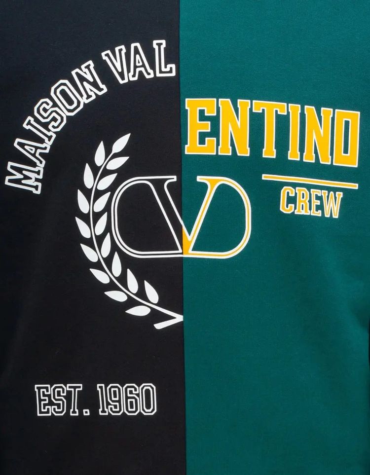 Valentino Black & Green Print Sweatshirt 5