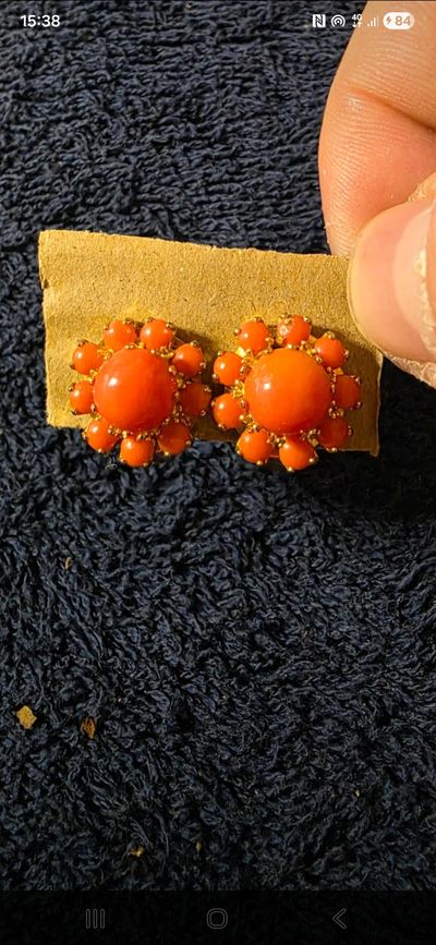 Orange Clip-On Earrings £2