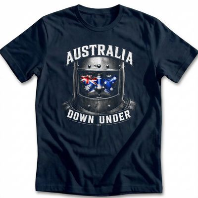 Ned Kelly Australia Face Football T-Shirt AU 1