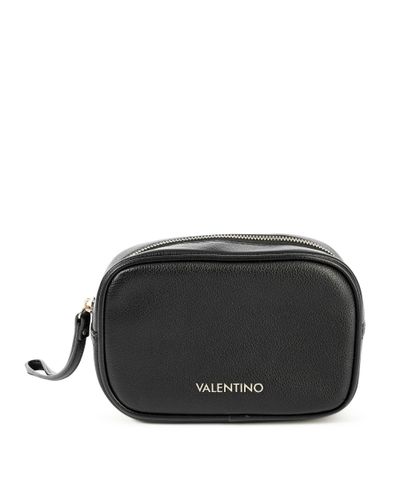 Valentino Black Leather Pouch Bag