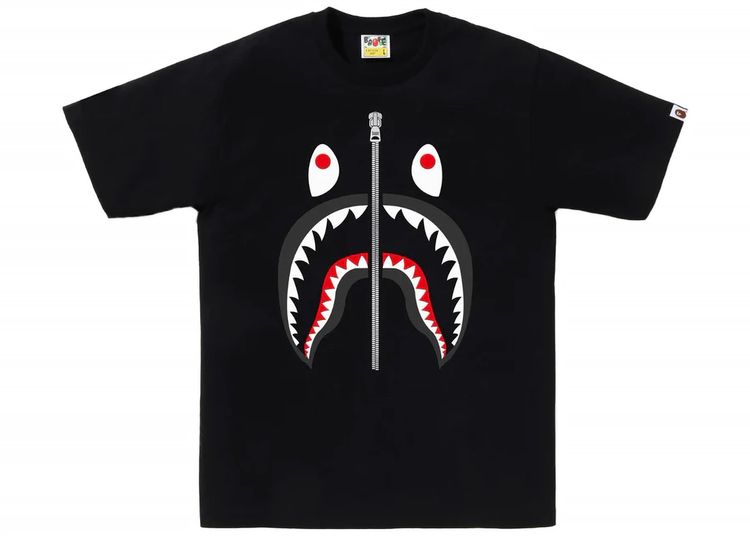 BAPE A Bathing Ape black shark  product image