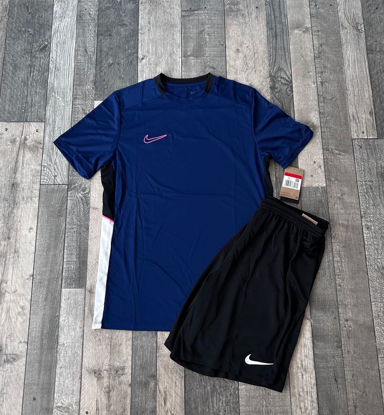 Nike Dri-Fit Academy Set (Slim Fit) ‘Blue Void Hyper Pink’ - Size Medium / Large 